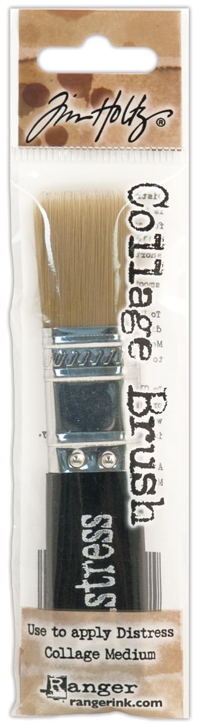 Ranger TDA50872 Tim Holtz Distress Collage Brush-3/4, 3/4"", Multi-Colour